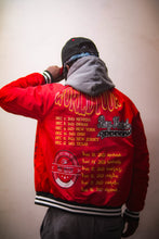 Load image into Gallery viewer, RayHutch Worldtour varsity jacket (red)
