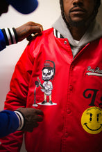 Load image into Gallery viewer, RayHutch Worldtour varsity jacket (red)
