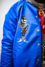 Load image into Gallery viewer, RayHutch Worldtour varsity jacket (blue)
