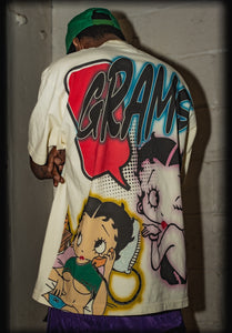 RayHutch x 28Grams Betty Boop T-Shirt  (tan)