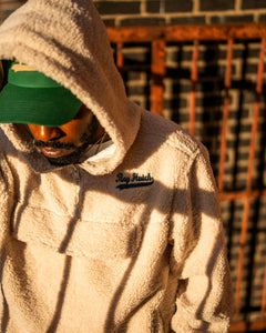 RayHutch Fuzzy hoodie (tan)