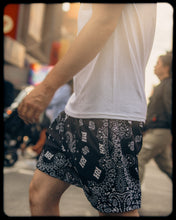 Load image into Gallery viewer, RH Bandana Shorts - Black
