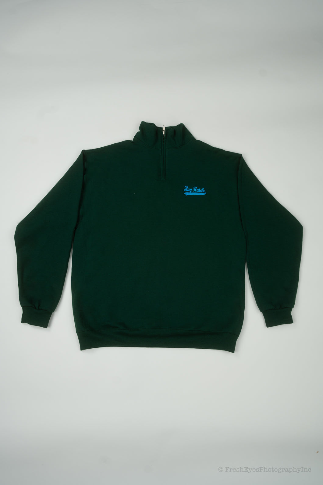 Ray Hutch Quarter Zip - Green