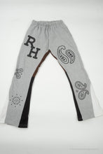 Load image into Gallery viewer, Paisley Flare Sweatpants - Grey
